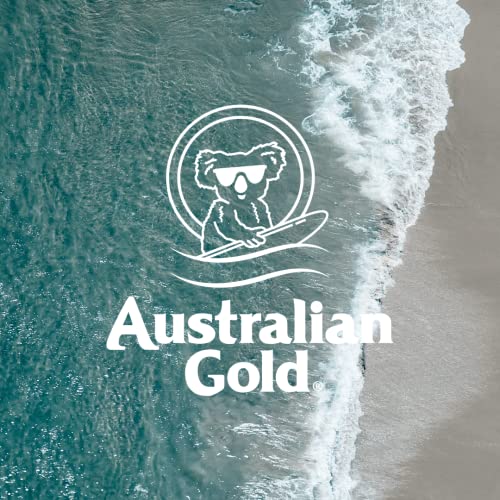 Crème solaire en spray continu Australian Gold avec bronzant instantané SPF 15, éclat immédiat et séchage rapide, large spectre, résistante à l'eau, non grasse, sans oxybenzone, non testée sur les animaux, 170 ml