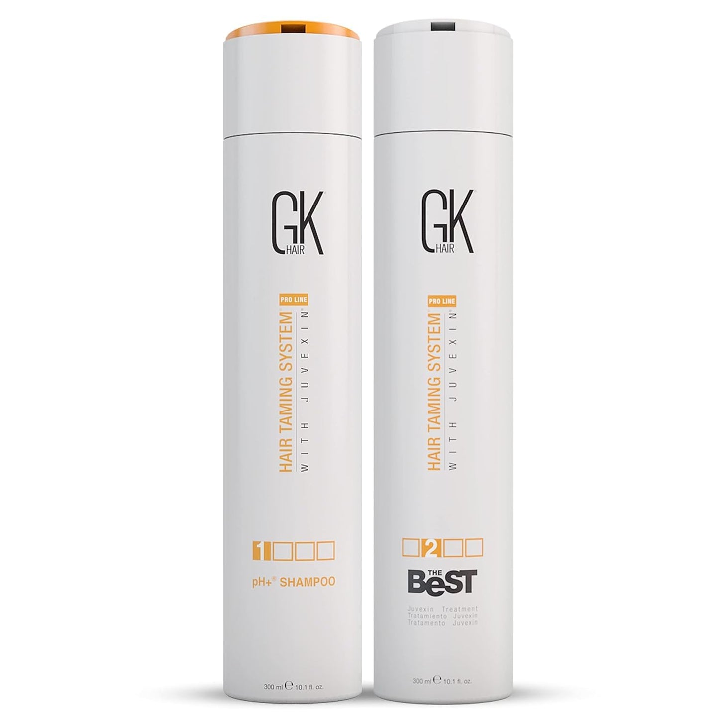 GK HAIR Global Keratin The Best Professional Hair Treatment (300ml/10.1 Fl Oz) - Deep Cleansing pH+ Pre-Treatment Clarifying Shampoo Removes Impurities