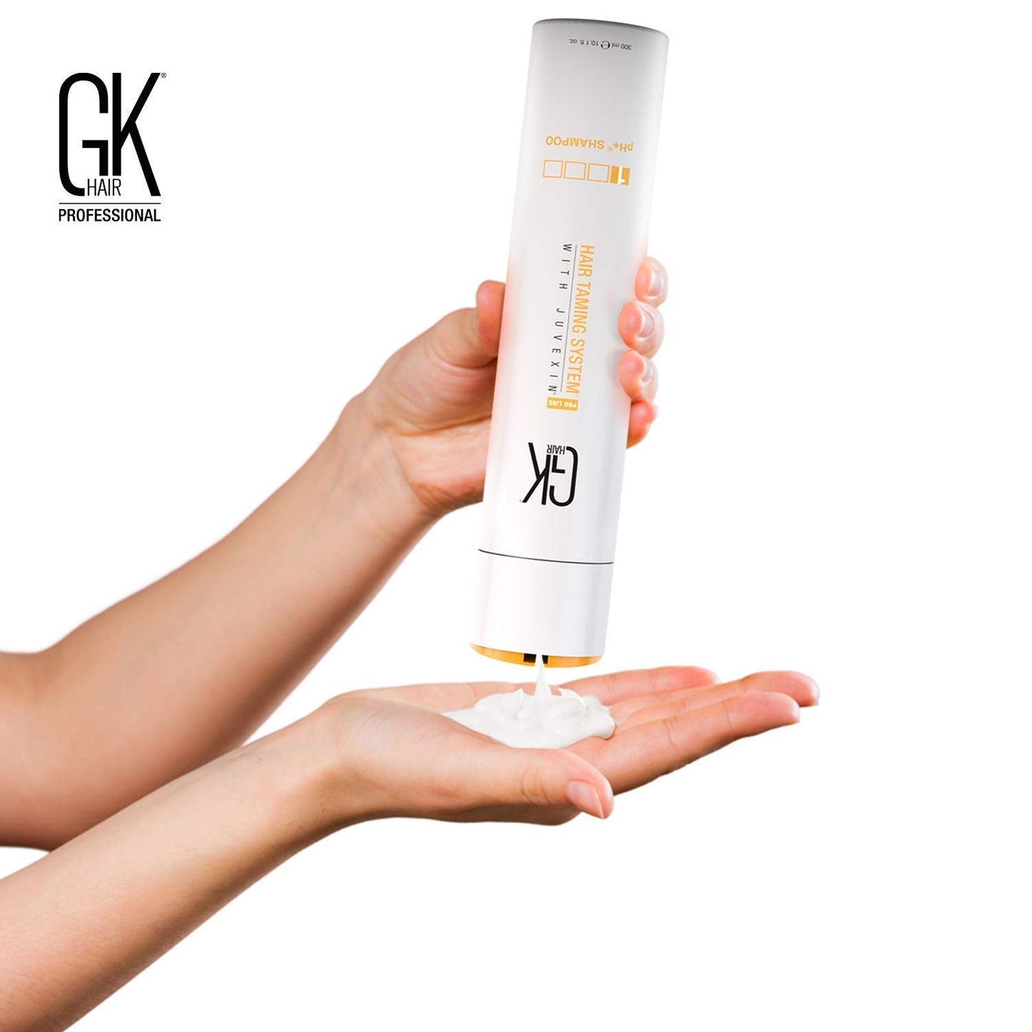 GK HAIR Global Keratin The Best Professional Hair Treatment (300ml/10.1 Fl Oz) - Deep Cleansing pH+ Pre-Treatment Clarifying Shampoo Removes Impurities