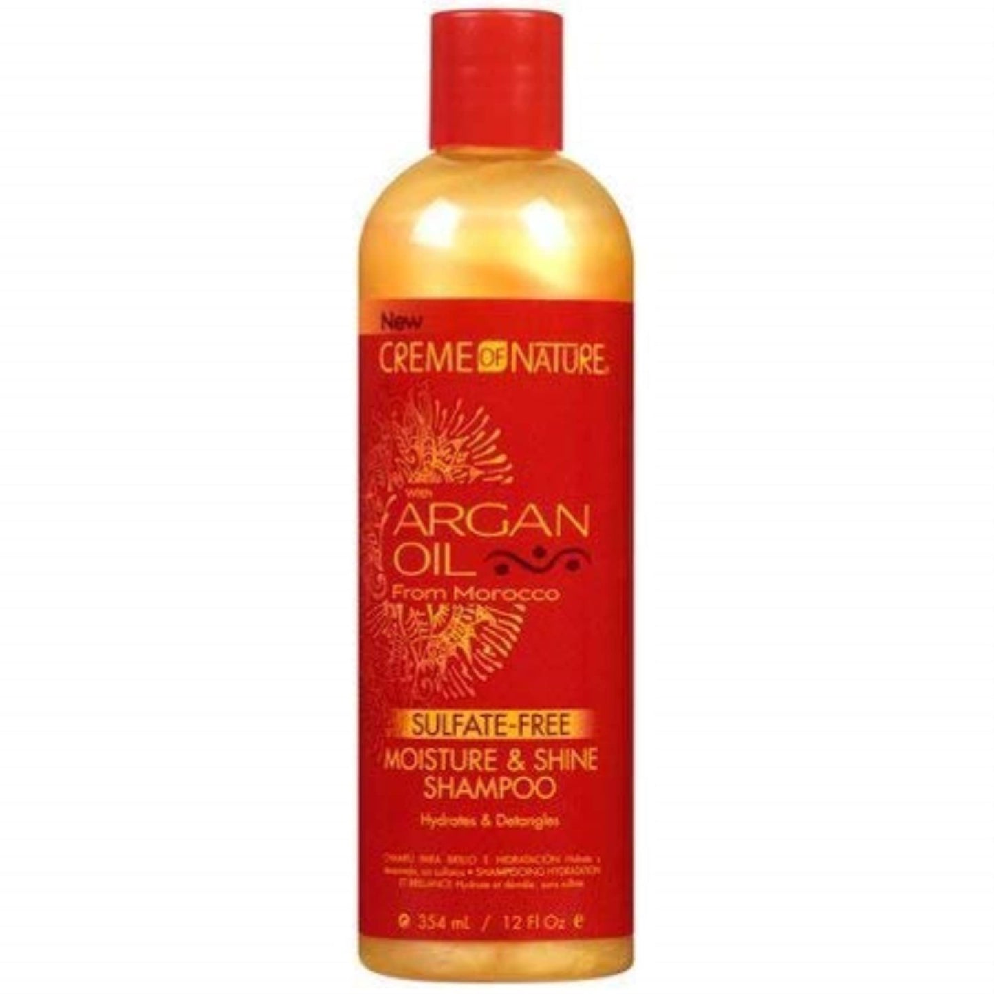 "Creme of Nature Argan Oil Trio Set (Moisture & Shine Shampoo, Intensive Conditioning Treatment, Oil Moisturizer)"