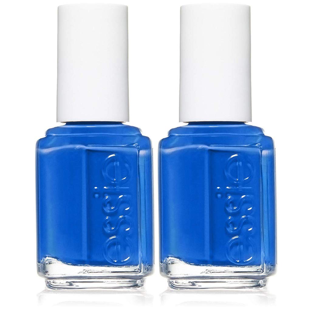 essie nail polish, butler please, bright blue nail polish, 0.46 fl. oz, 2 count