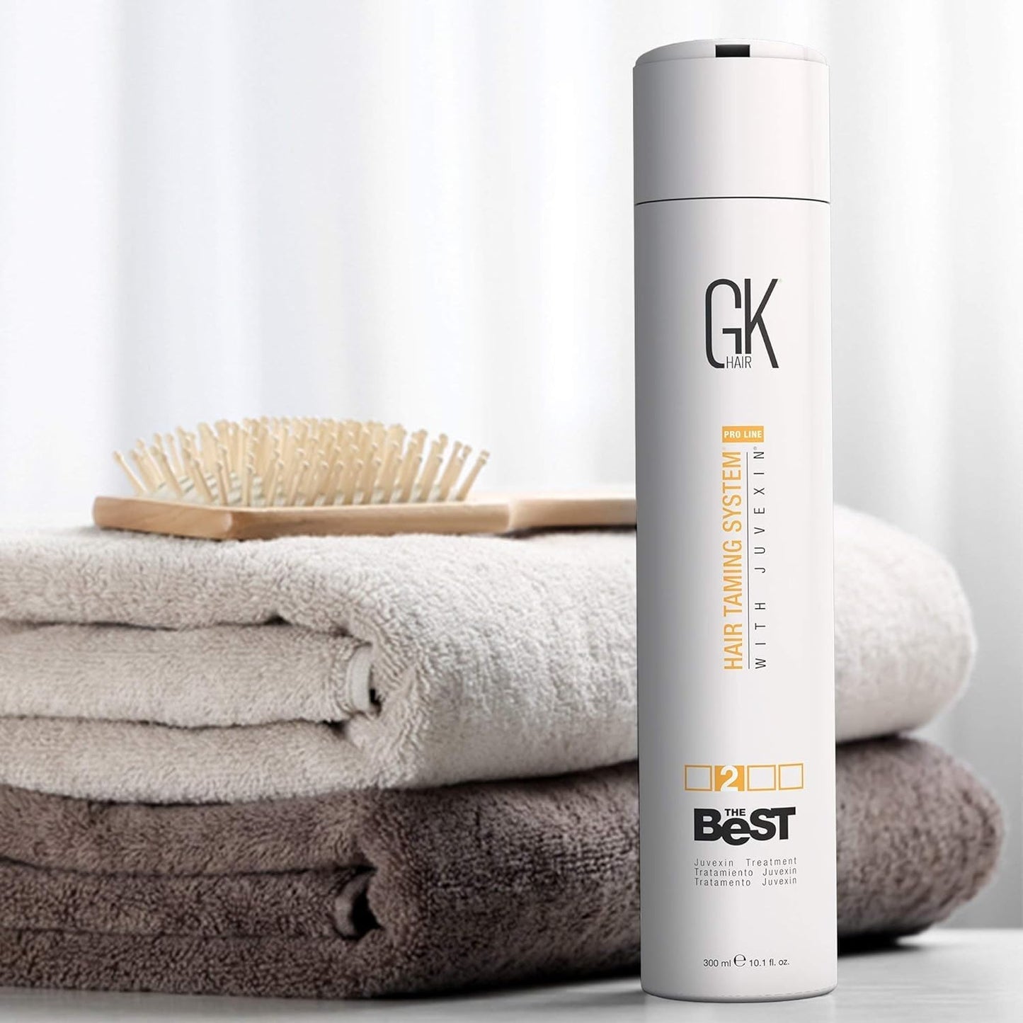 GK HAIR Global Keratin The Best Professional Hair Treatment (300ml/10.1 Fl Oz) - Deep Cleansing pH+ Pre-Treatment Clarifying Shampoo Removes Impurities