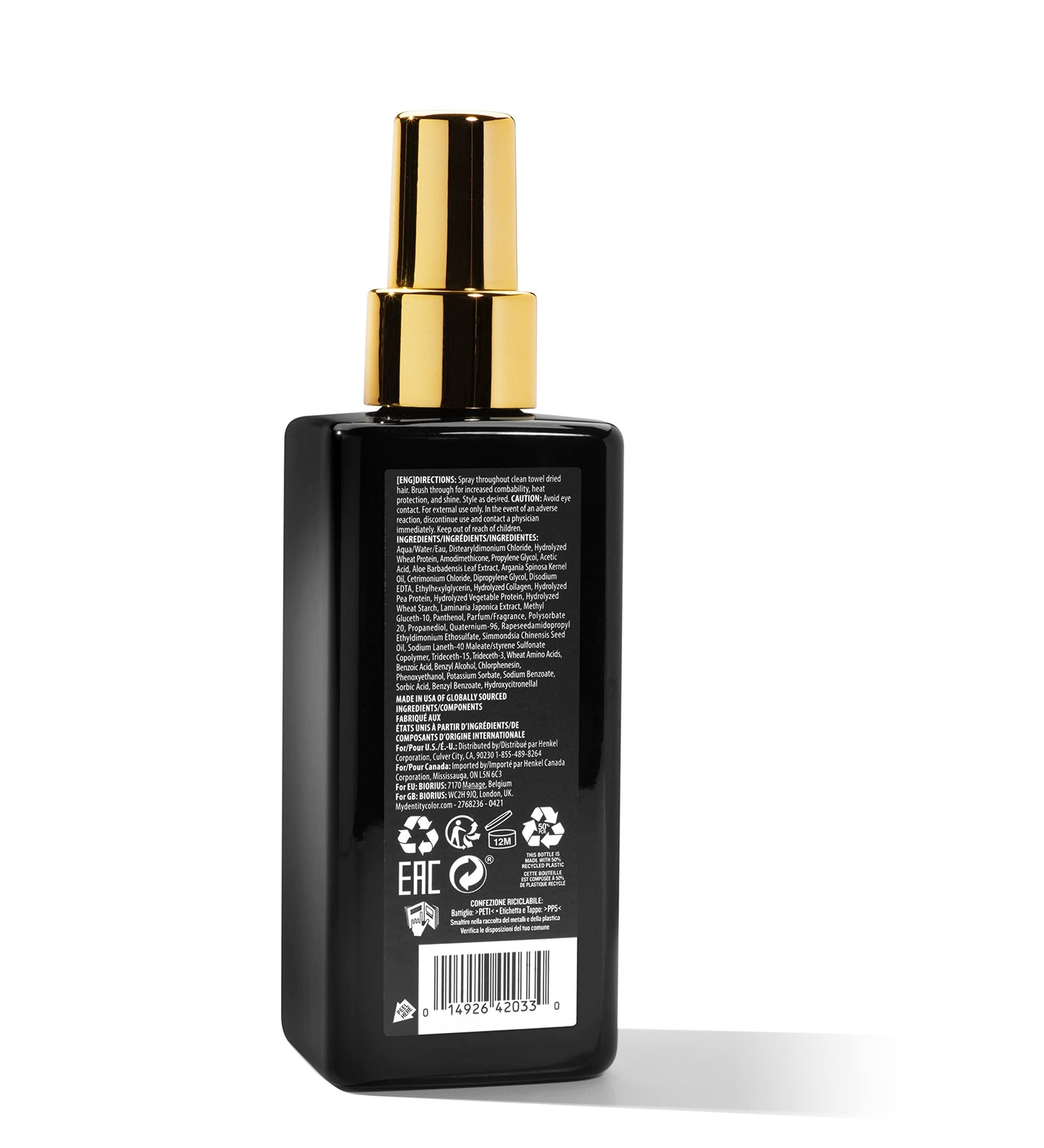 #mydentity MyHero Collagen Shield Spray, 6oz | Leave-In Condtioner | Heat Protection Up To 450 degrees