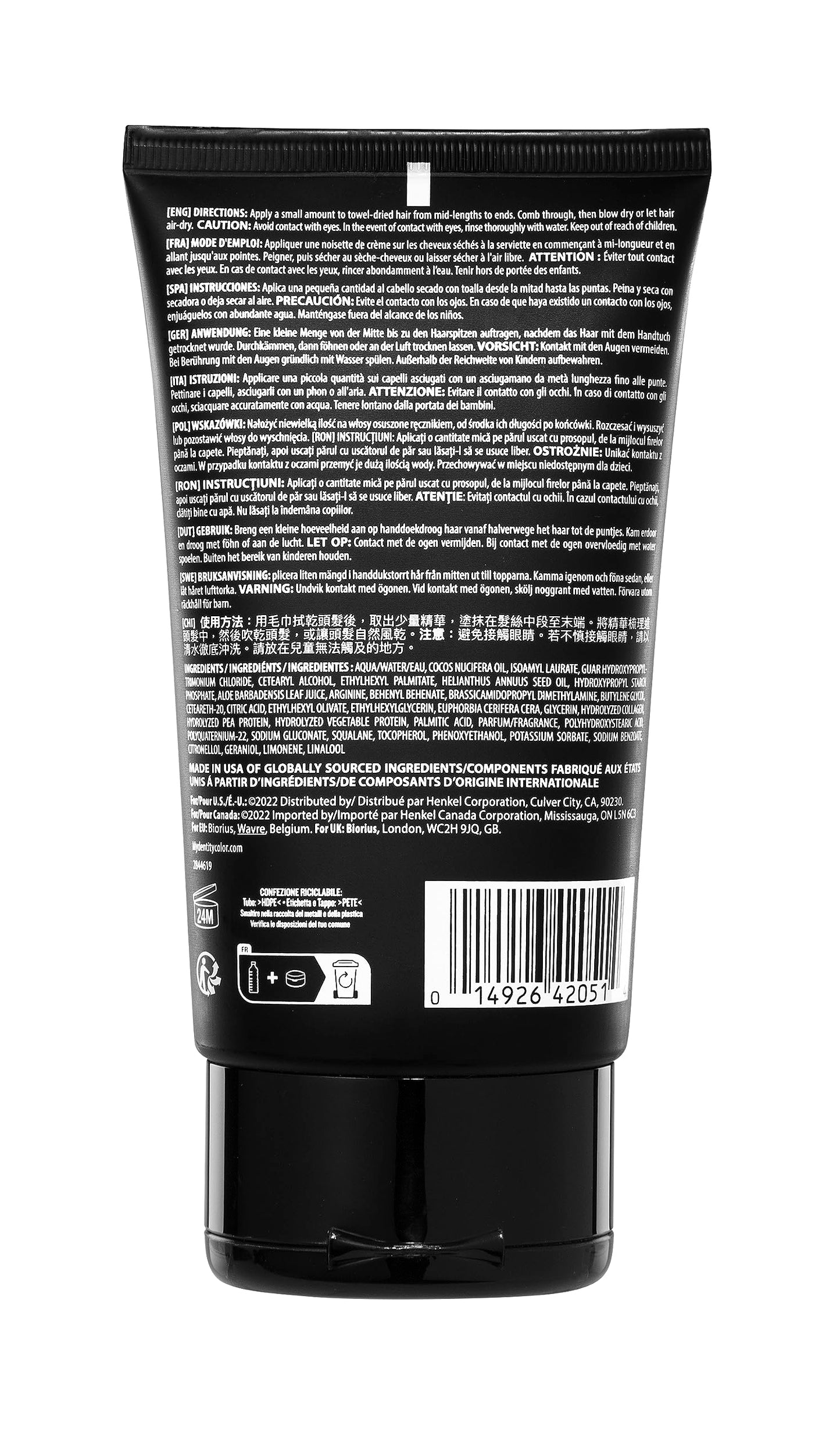 #MYDENTITY #MyHero Nourishing Crème, 5 oz | Multi use – Blow Dry or Air-Dry | Hydrolyzed Collagen | Reduces Frizz for up to 48 hours