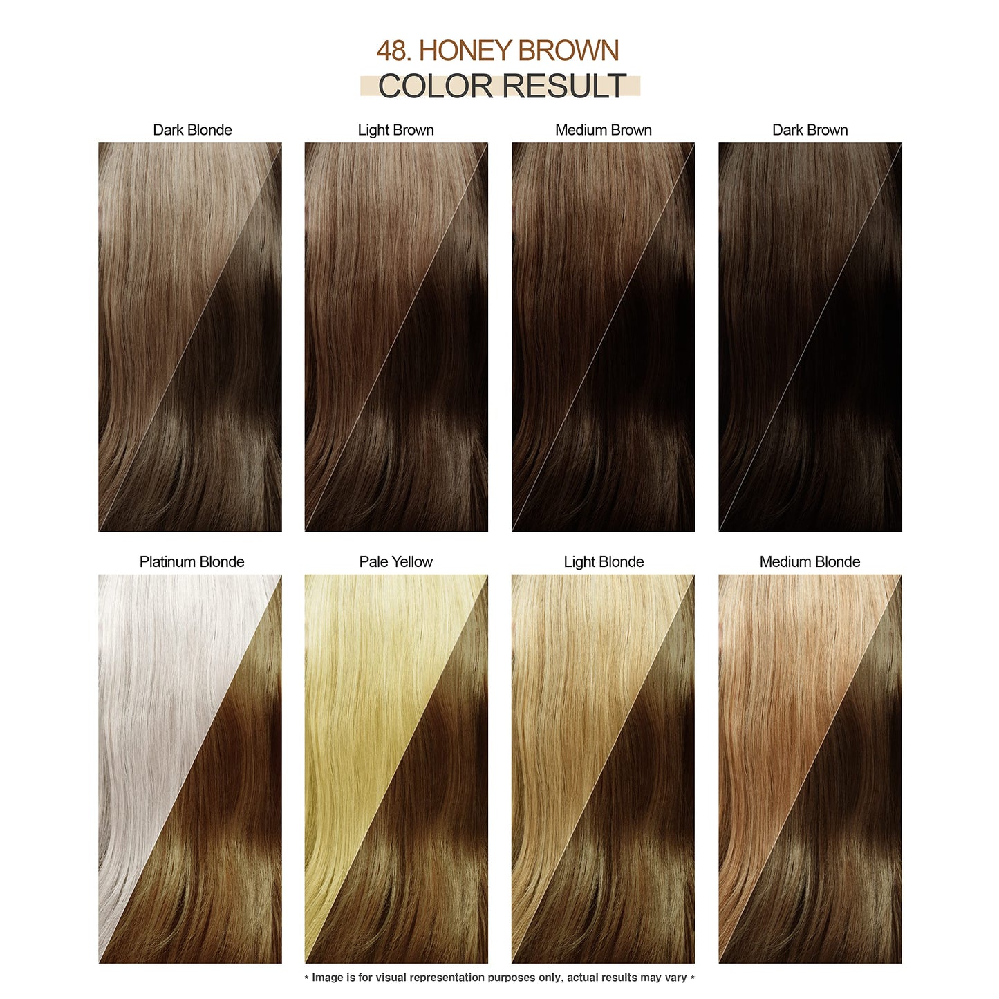 Adore Semi Permanent Hair Color - Vegan and Cruelty-Free Hair Dye - 4 Fl Oz - 048 Honey Brown (Pack of 1)