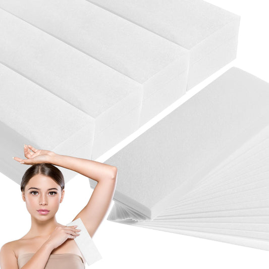 1000-Count Non Woven Wax Strips, Body and Facial Epilating Wax Strips Paper for Hair Removal, Beauty Waxing Strips for Leg Face Chest Back and Bikini