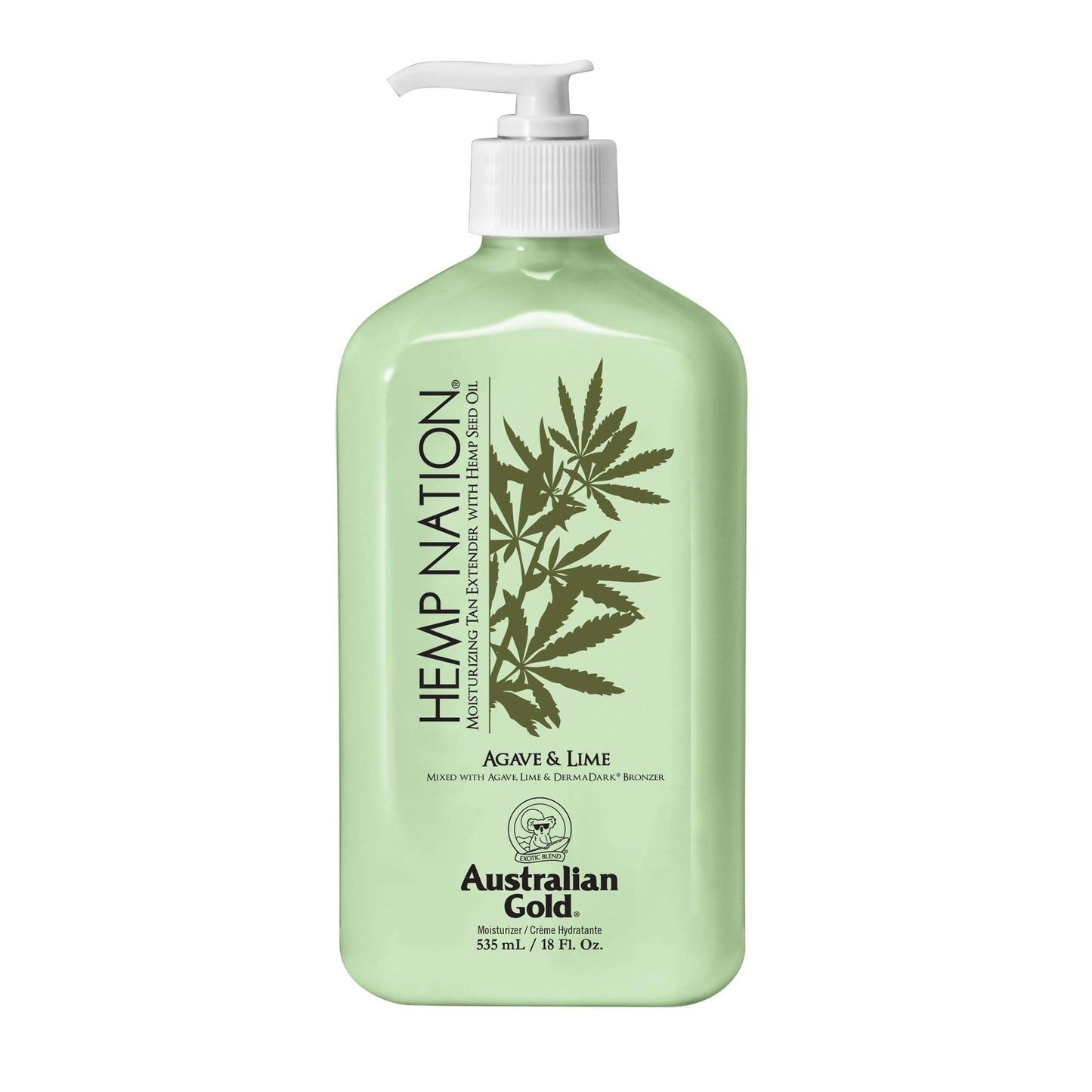 Australian Gold Hemp Nation Agave & Lime Moisturizing Tan Extender with Hemp Seed Oil